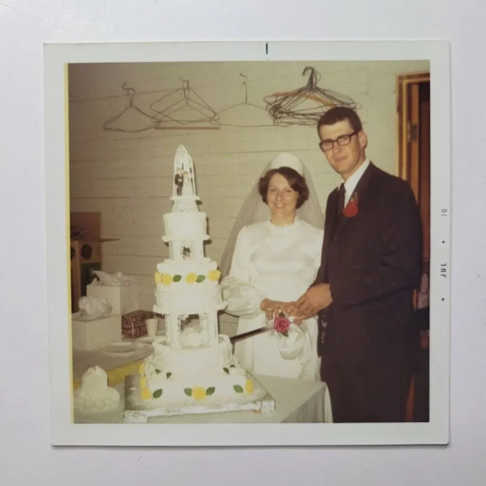Lot of 6 Vintage Photographs Ephemera Wedding 1960s‎ 1970s Color Pictures